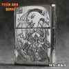 ZIPPO CHÍNH HÃNG BẠC KHỐI THIỆN VÀ ÁC
