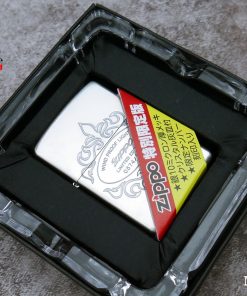 ZIPPO CHÍNH HÃNG HOA VĂN MẠ BẠC