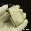 ZIPPO CHÍNH HÃNG CHROME – CHỦ ĐỀ MÈO THẦN TÀI