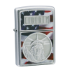 ZIPPO CHÍNH HÃNG ỐP NỔI EMBLEM NỮ THẦN TỰ DO